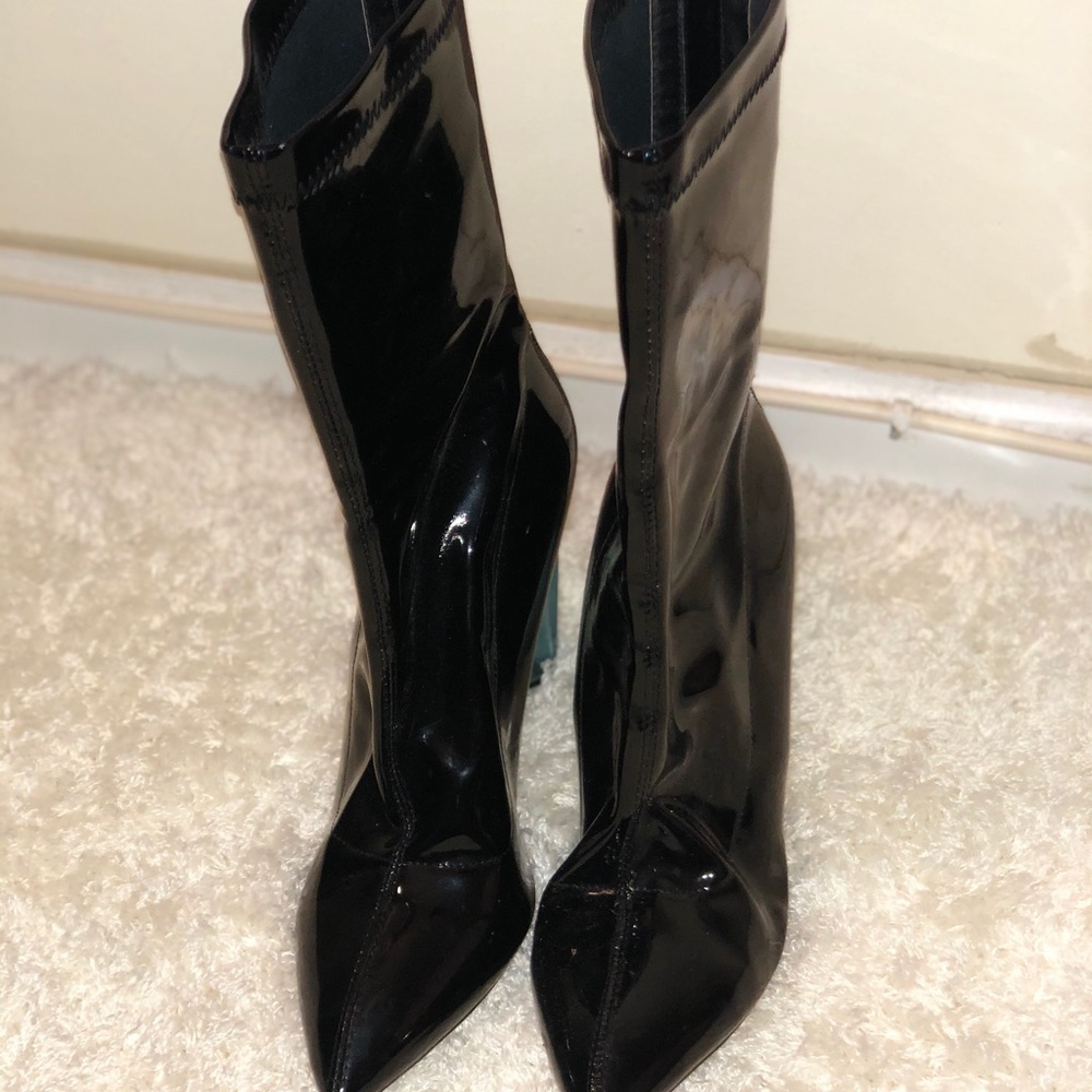 Faux Leather Boots - Picture 2 of 6